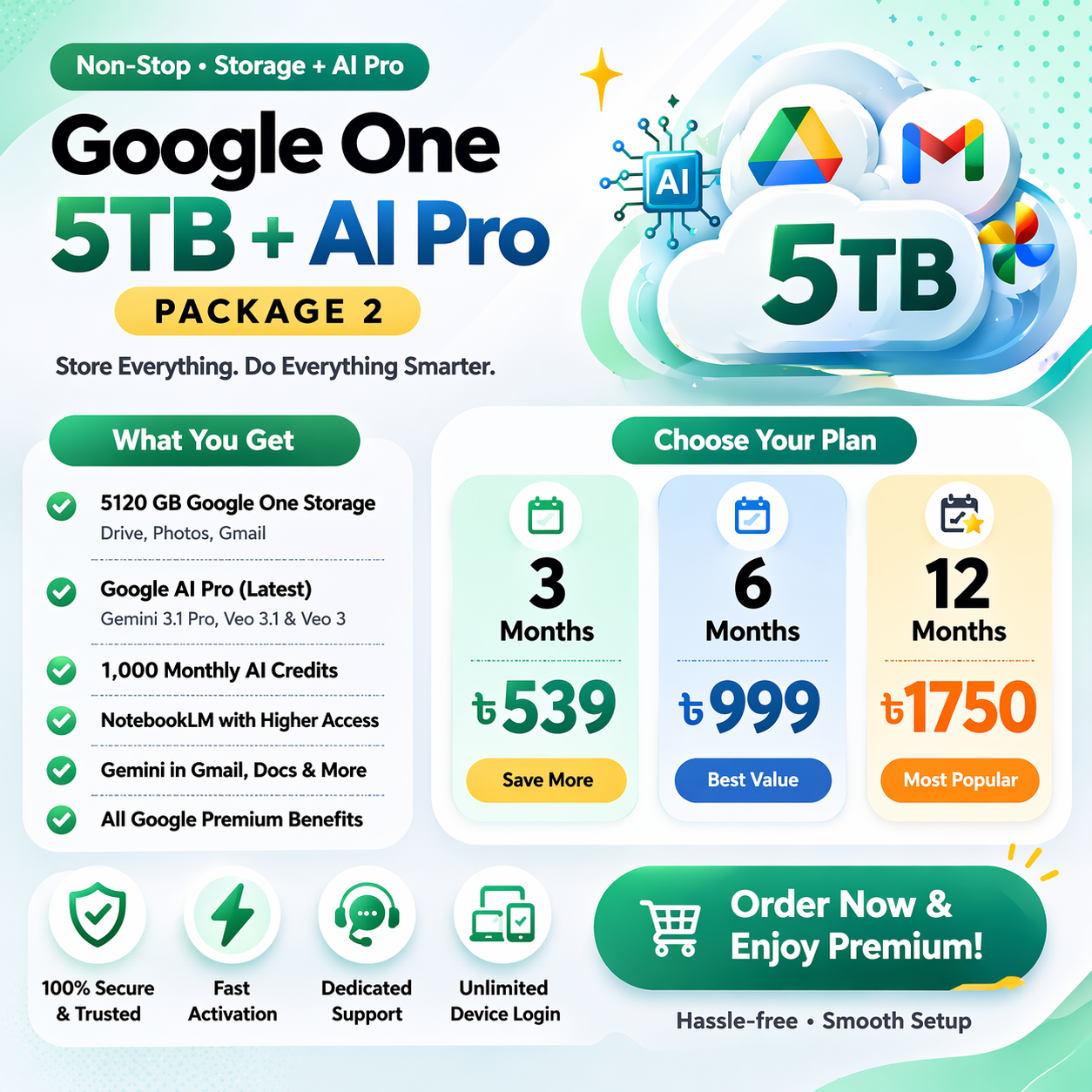 Google Drive Storage — Infinity Digital Shop